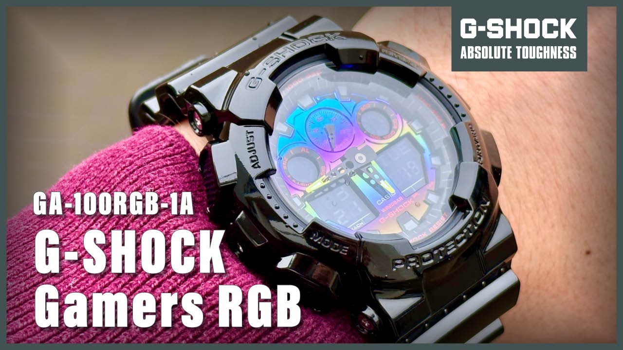 Unboxing The New G-Shock GA-100RGB-1AER