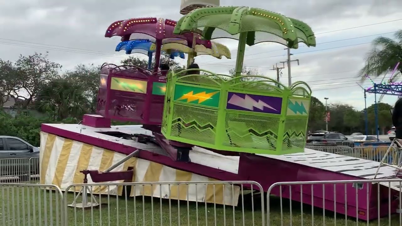 Tempest, this week's carnival ride, Hildebrand Rides. #thrillrides #amusementride #fair #carnival