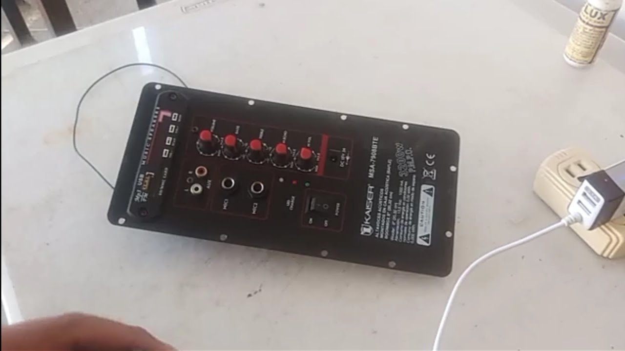 PLACA AMPLIFICADA NO ENCIENDE