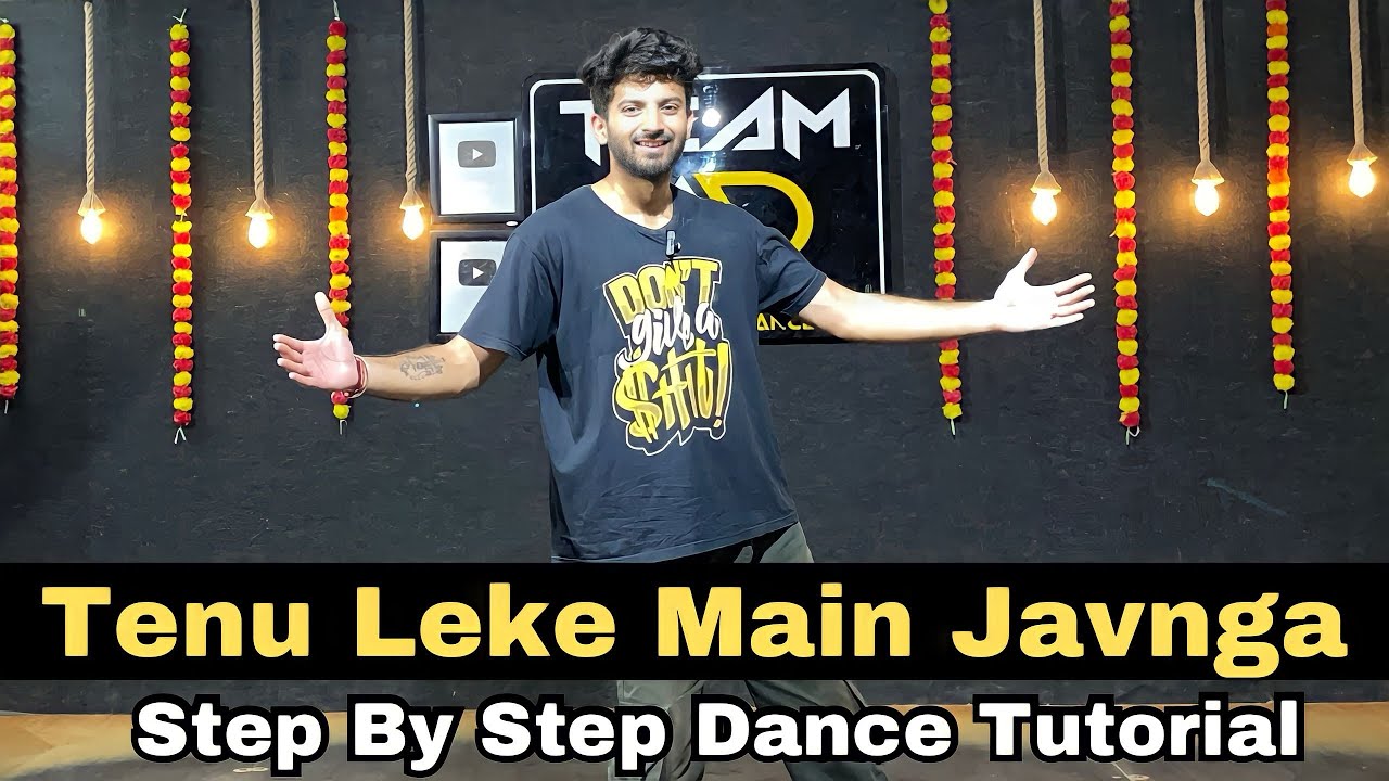 Tenu Leke Main Javnga Easy Dance For Groom tutorial #dancewithnikhil