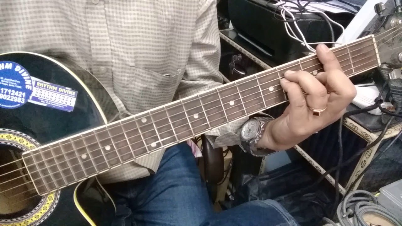 Sandese Aate Hai Guitar Tab lesson.