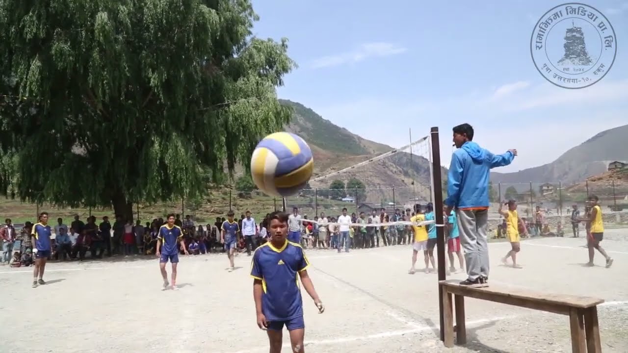 #volleyball National Game #Himalayan Student #Takasera Rukum #Mirror Nepal