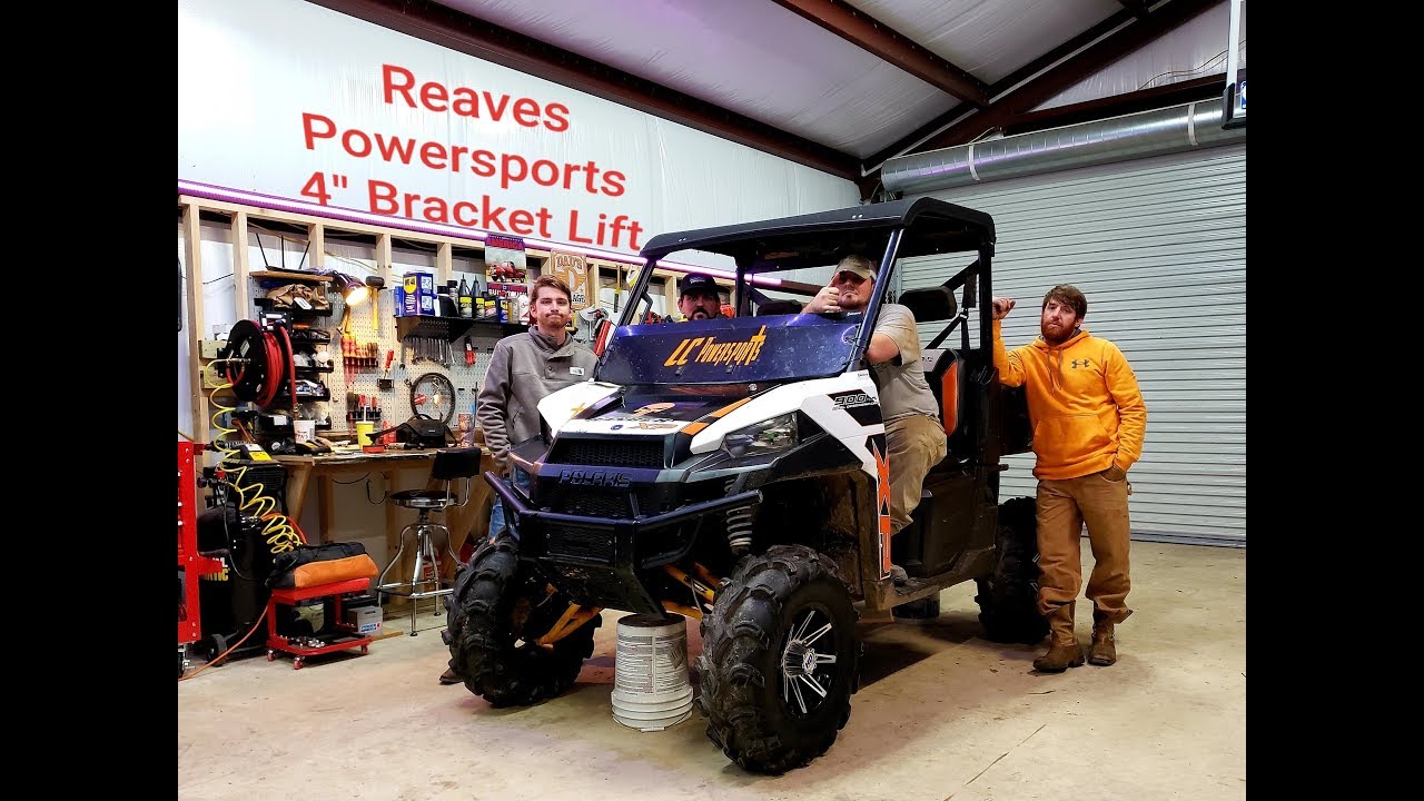 Polaris Ranger 4 inch Bracket Lift Install