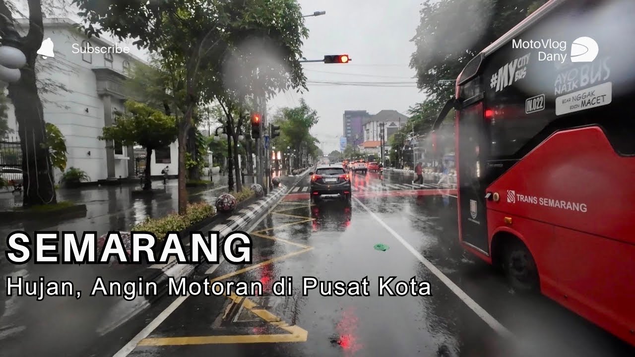 SORE HUJAN & ANGIN! Motor Vlog Semarang 🌧️💨🏍️