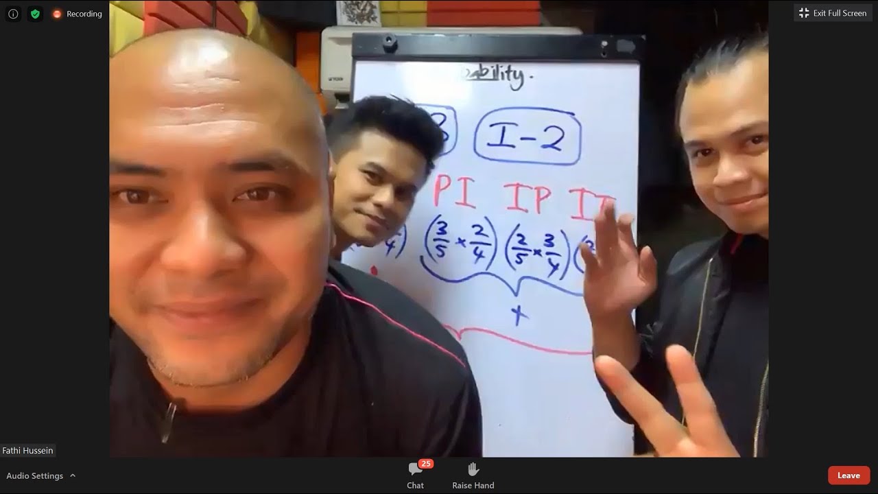 Cara mudah faham tajuk kebarangkalian - Sir Shakib X Sir Fathi X Sir Uzairi