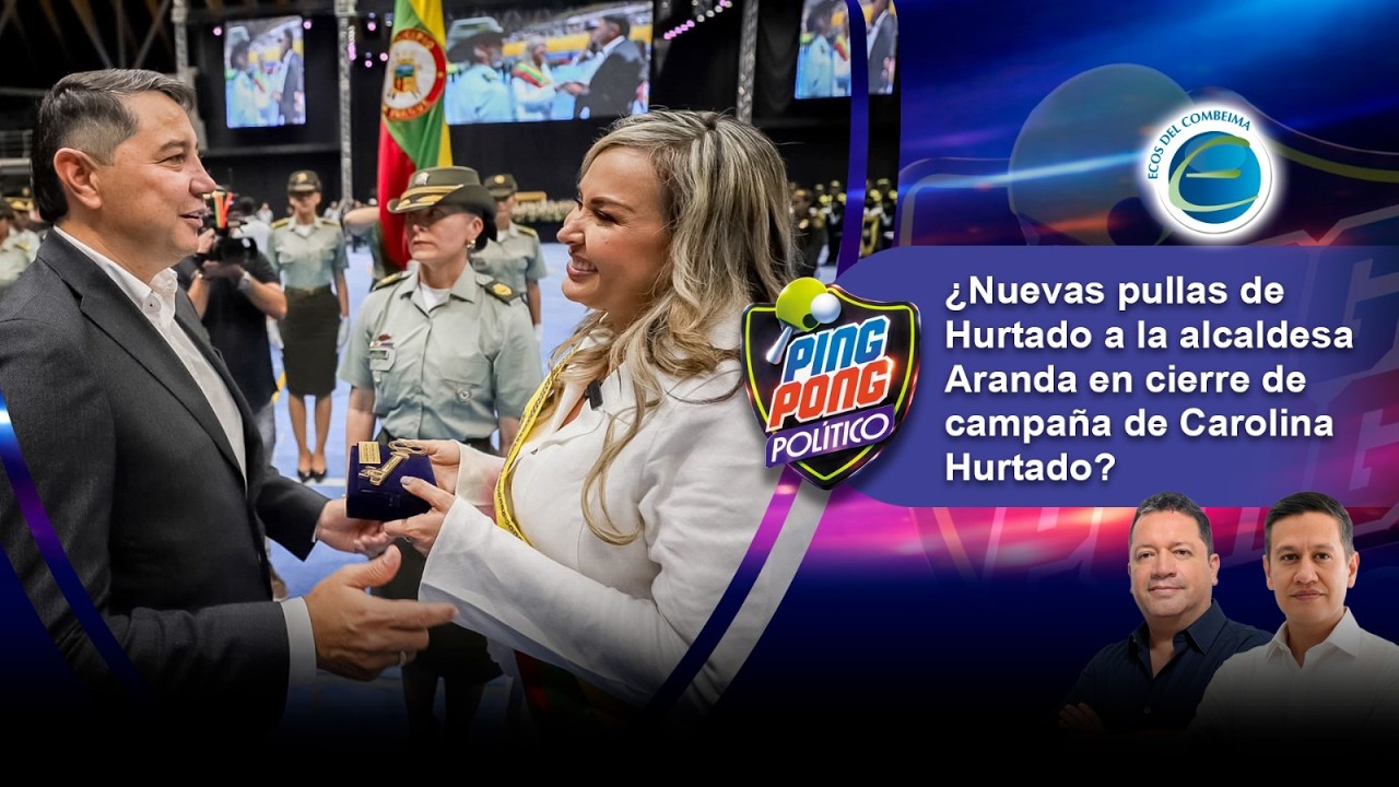 #PingPongPolítico  🏓 ¿Nuevas pullas de Hurtado a Aranda en cierre de campaña de Carolina Hurtado?