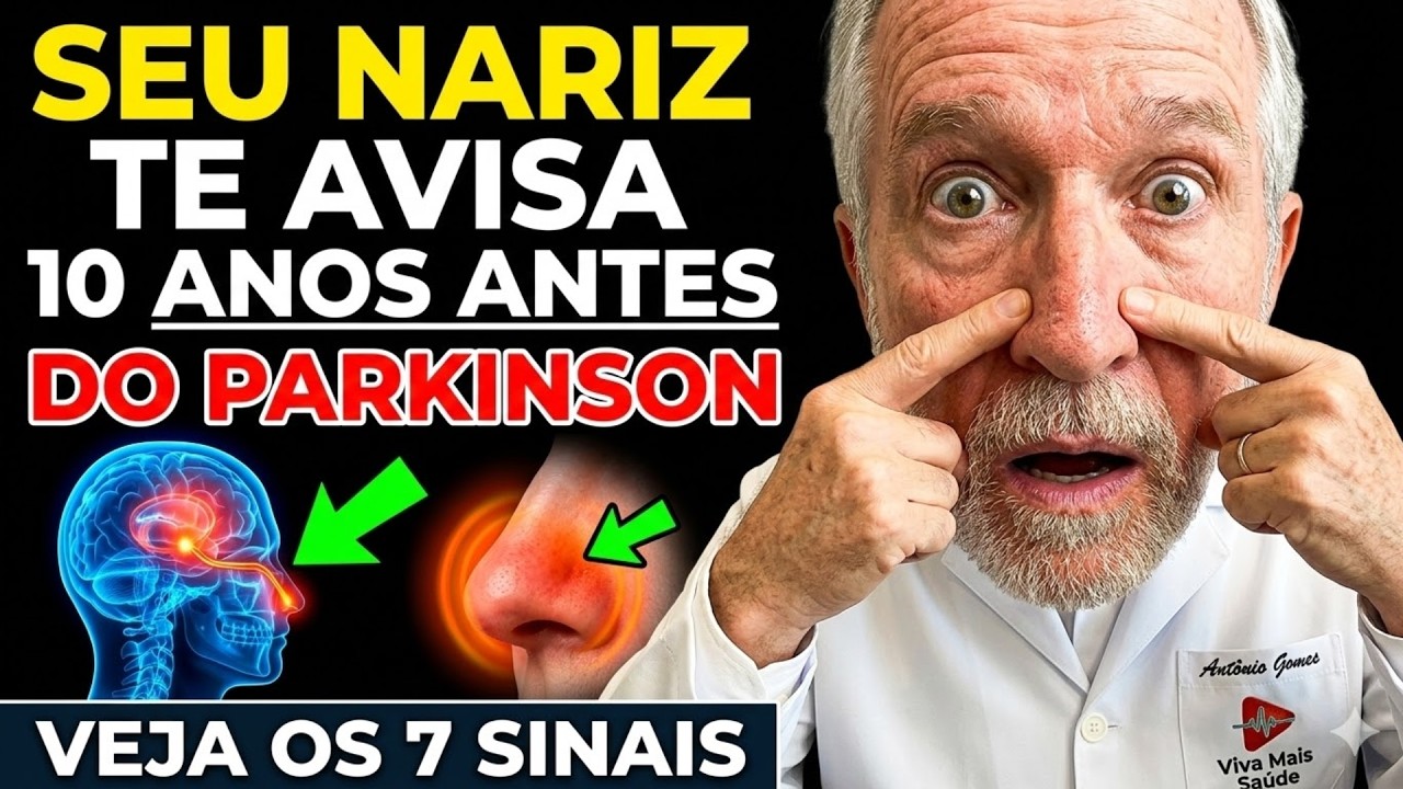 Seu NARIZ te avisa 10 anos antes do Parkinson chegar (VEJA OS SINAIS)