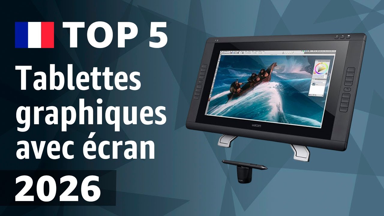 TOP—5. Meilleures tablettes graphiques avec écran. Test et comparaison 2026