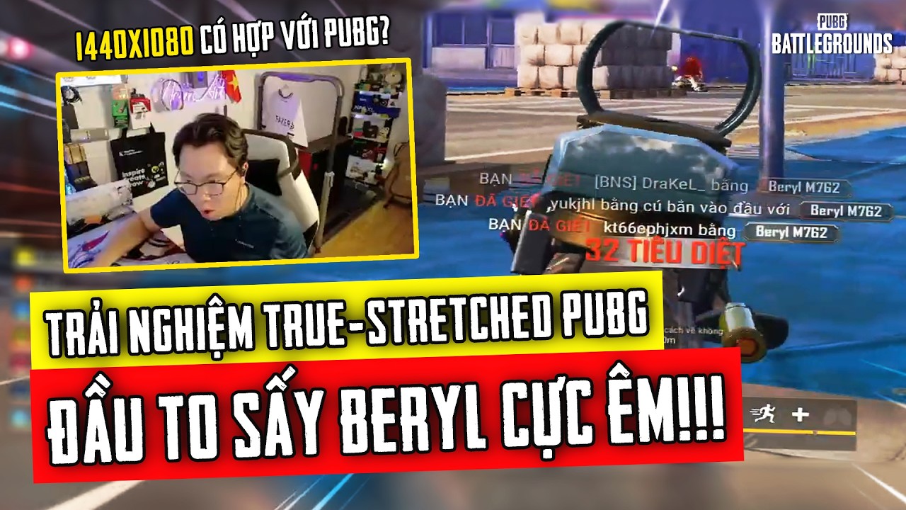 LẦN ĐẦU TRẢI NGHIỆM TRUE STRETCHED (NGƯỜI BÉO) TRONG PUBG VÀ CÁI KẾT AIMBOT! Nam Art