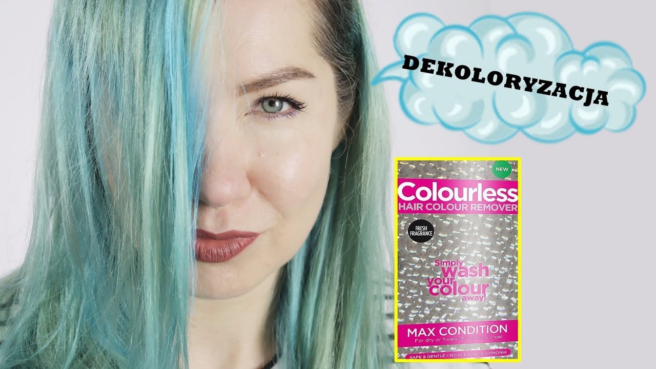 Dekoloryzacja włos&oacute;w Colourless - Czy to działa?!! | Prawie Idealna