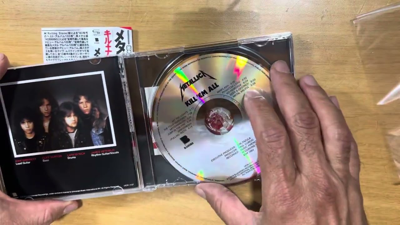 [unboxing] Metallica kill em all SHM CD japonés