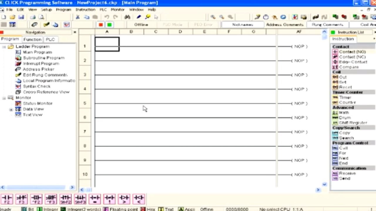 CLICK PLC - How to Launch the Programming Software (Part 2) from AutomationDirect