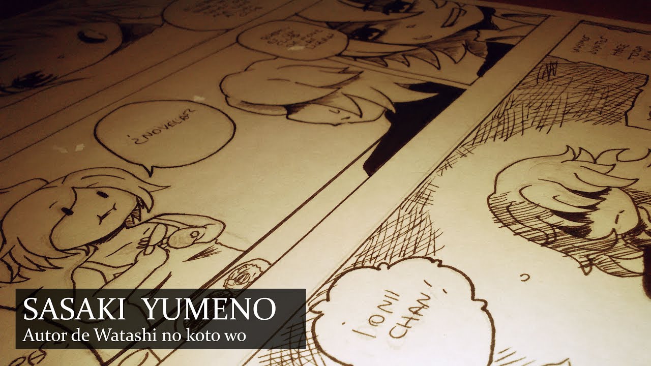 YUMENO DIBUJA! #2 Entintado de una pagina manga (Watashi no koto wo)