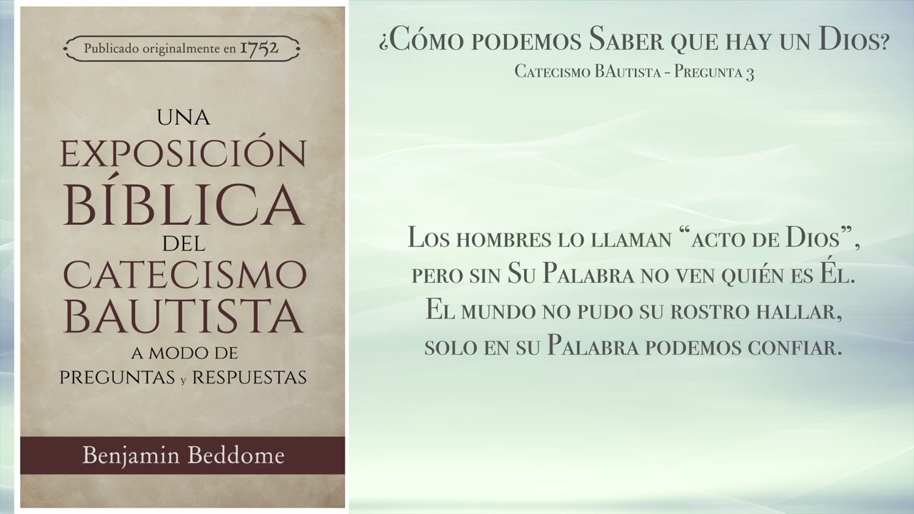 CANCION: ¿Como podemos Saber que Hay un Dios?
