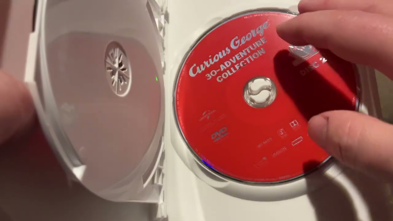 Curious George 30 Adventures 6 hours of fun dvd unboxing