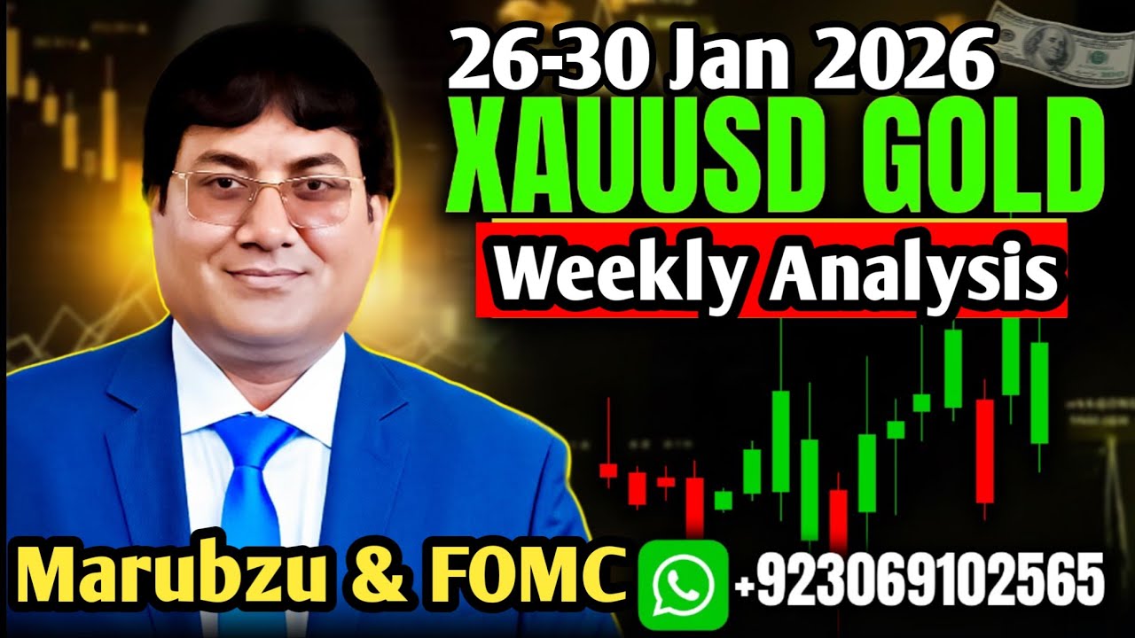 xauusd weekly analysis today hindi 26-30Jan 2026 | #gold prediction nextweek oil forex forecast news