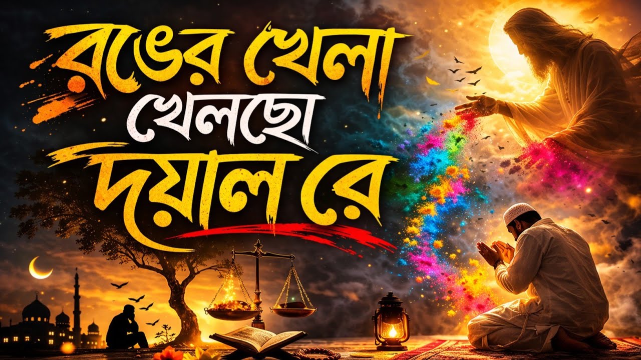 রঙের খেলা খেলছো দয়াল রে | নতুন বাংলা ইসলামিক গান | Ronger Khela Khelcho Doyal Re