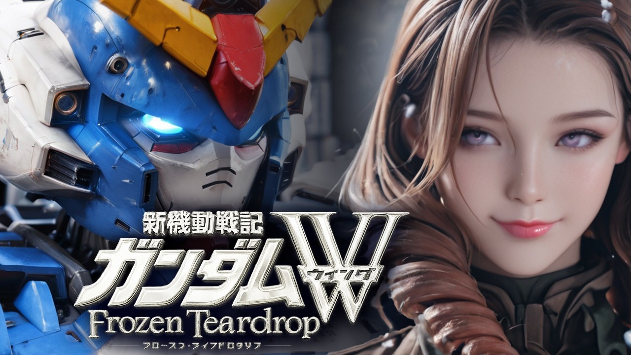 【新機動戦記ガンダムW】Frozen Teardrop リメイクMV #gundamwing #新機動戦記ガンダムw #ガンダムw #heeroyuy #twomix