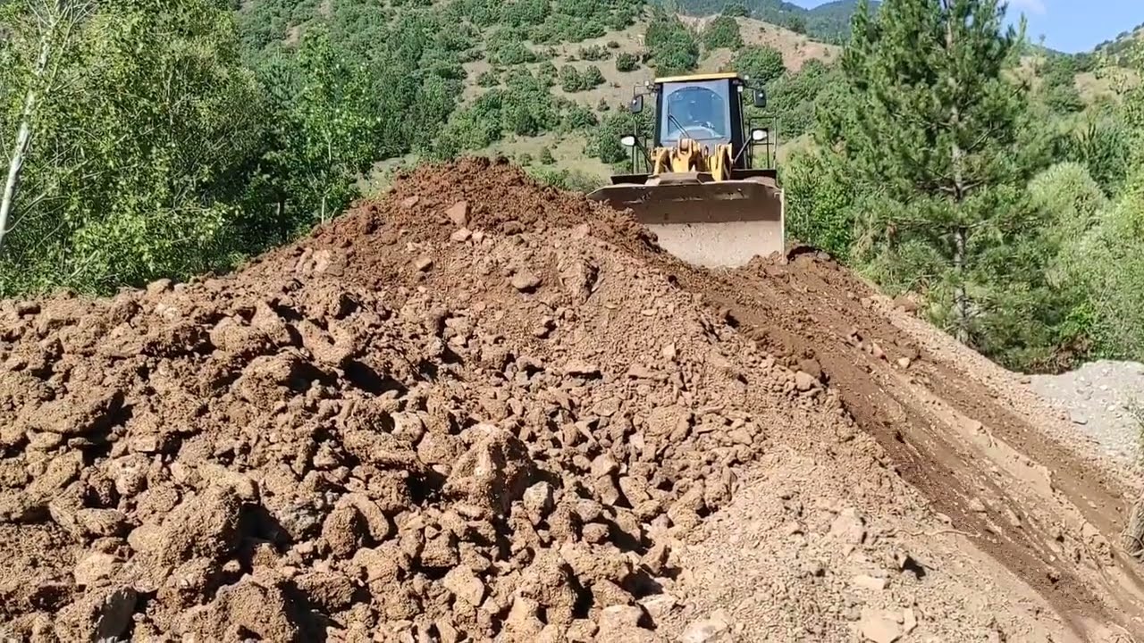 CAT 950 Loder ile sulama bendi nasıl yapılır