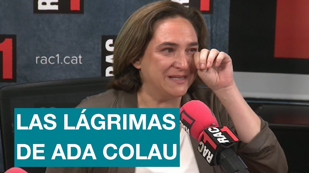 Ada Colau rompe a llorar en un programa de radio