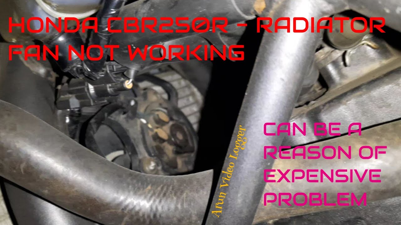 Honda CBR250R - Radiator Fan not working - Small but can be a reason of big and expensive issue