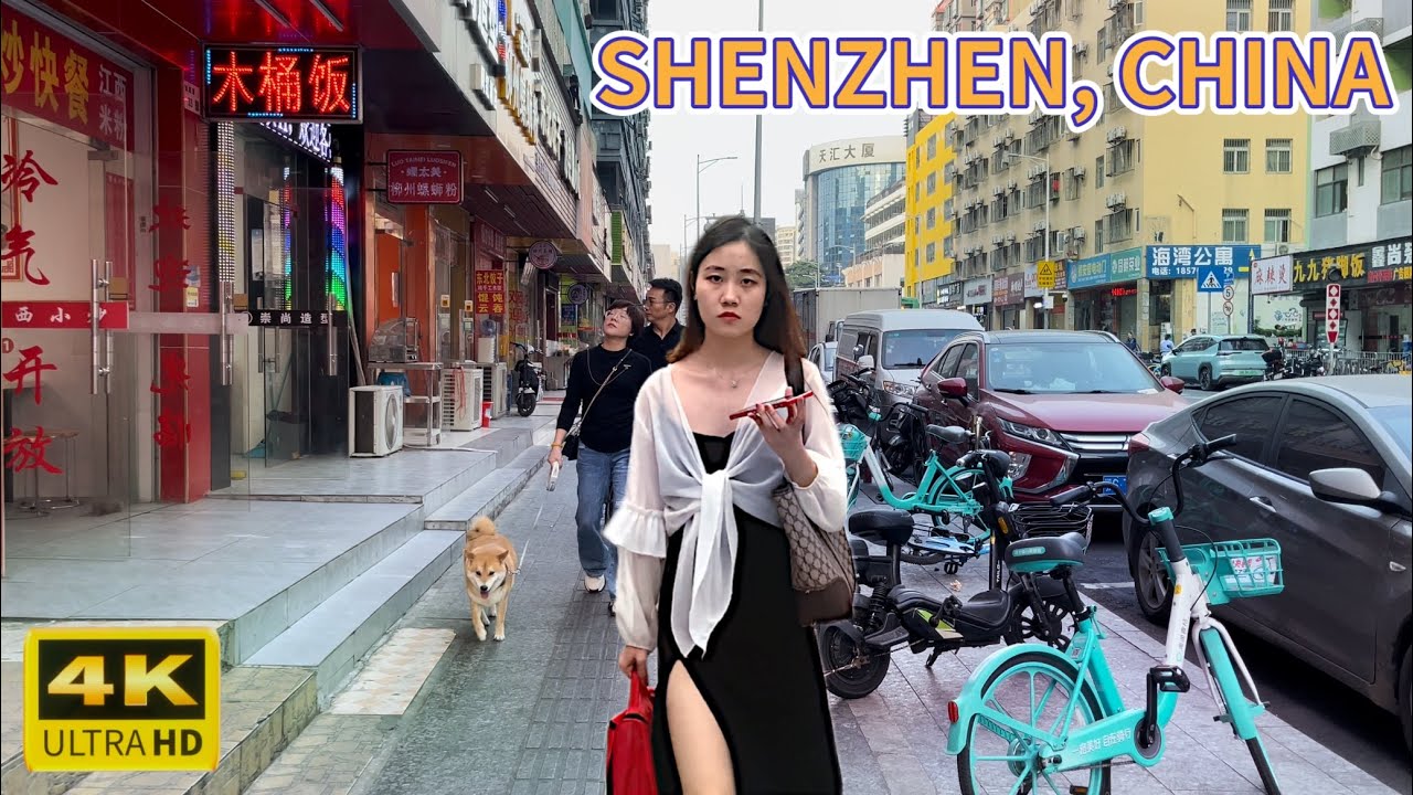 真實中國，深圳街景。民清路-工業路-油松路-東環一路Real China, Shenzhen street scene. Minqing Road-Gongye Road-Yousong Road