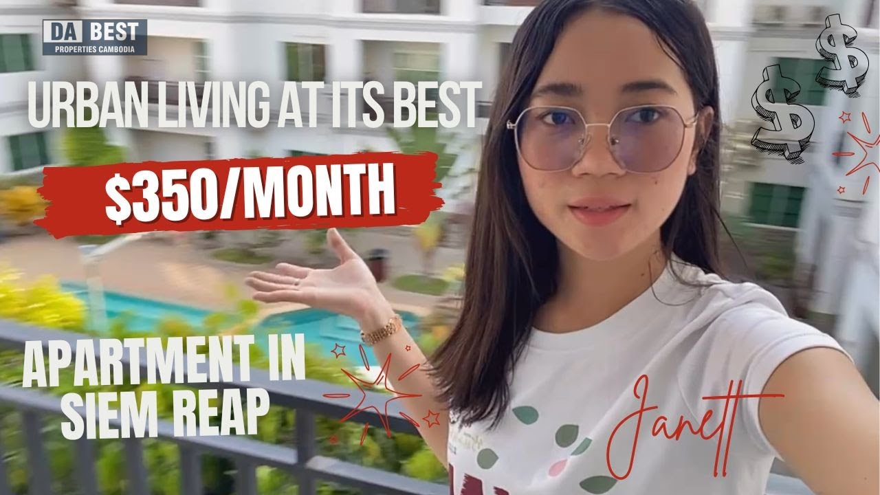 Apartment Tour in Siem Reap with Budget $350