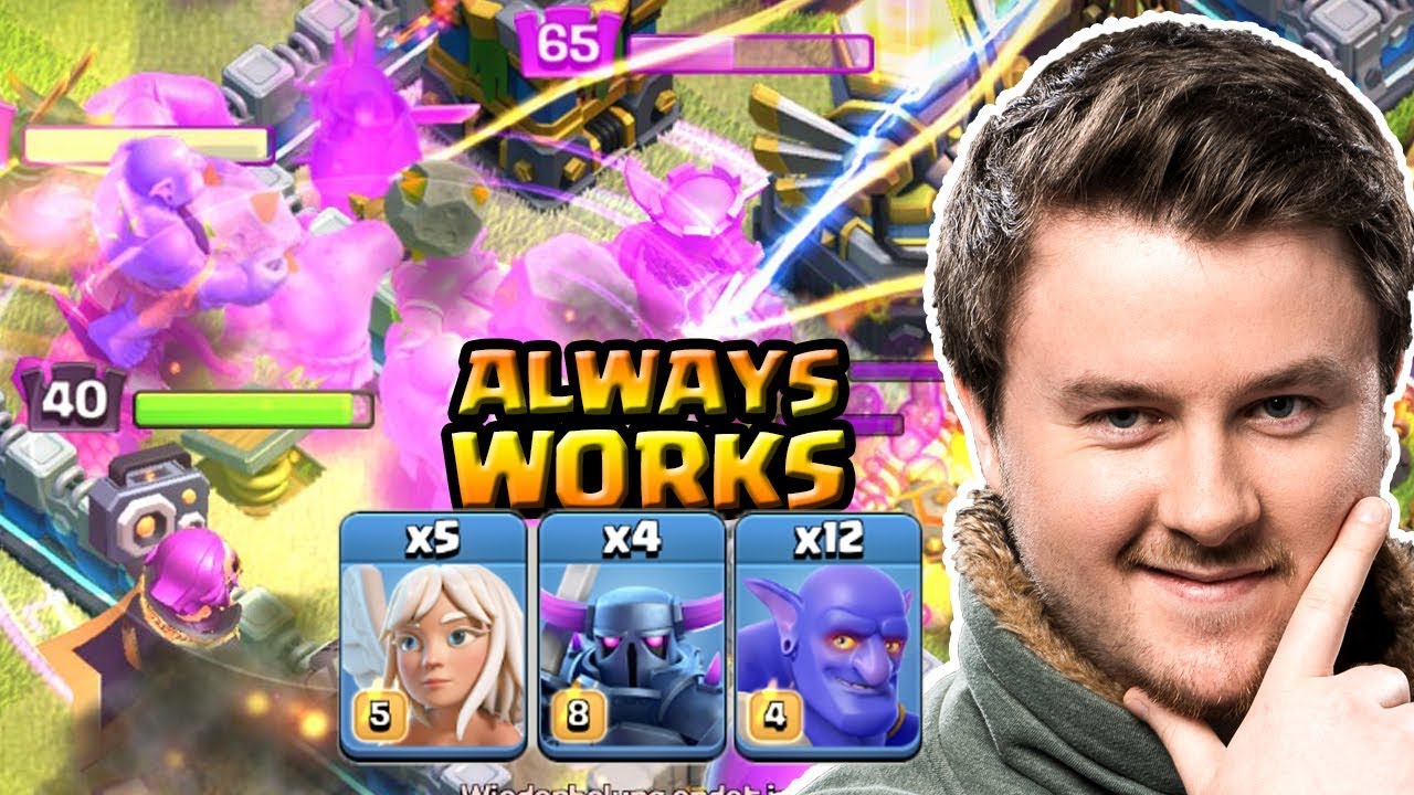 Pekka Smash dominates Townhall 12 | Warden + Queen Walk Pekka Smash too strong ? | Clash of Clans