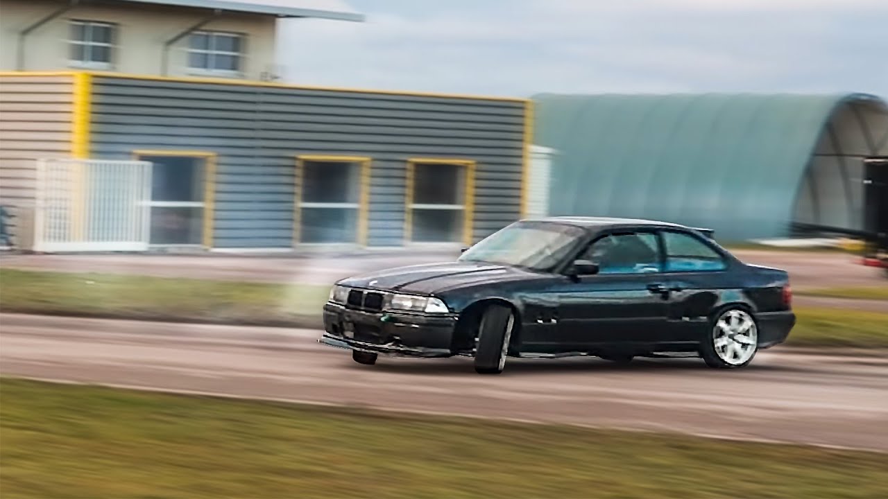 Je tente les BACKWARDS en drift avec la E36 ! - Étape DRIFT #31