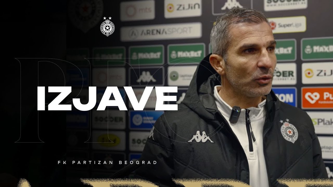IZJAVA | Nenad Stojaković posle meča Partizan - Železničar (1:3)