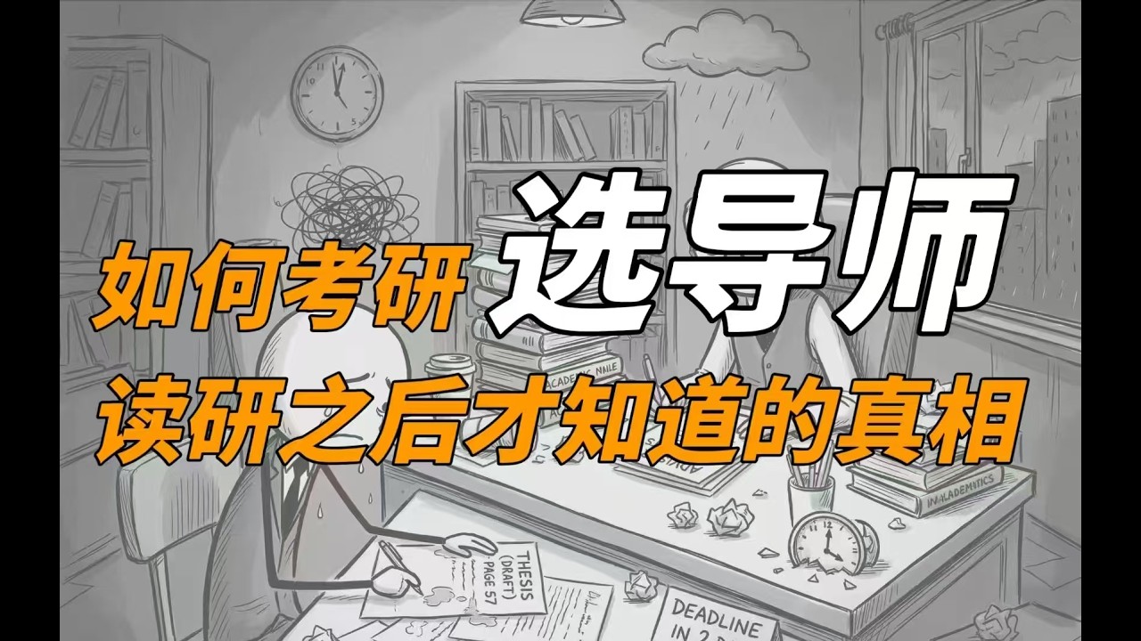 考研选导师你需要知道的事情