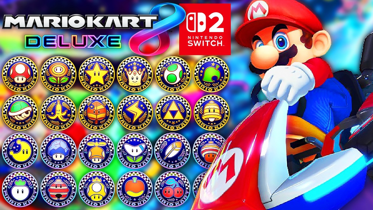 Mario Kart 8 Deluxe - Full Game Walkthrough (Switch 2 4K)