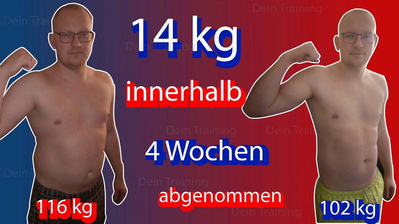Schnell abnehmen in 2020 | 14 kg in 4 Wochen | Wie ich es geschaft habe | Dein Training |