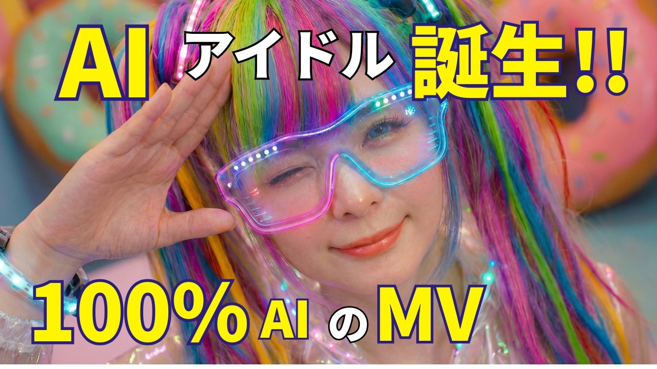 AIで「次世代アイドル」をプロデュースしてみた【完全AI生成MV】♪『Magic Time』【Suno × Kling×Veo】