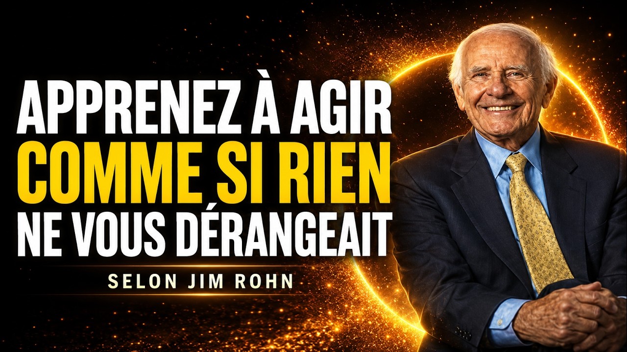 Apprends à te comporter comme si rien ne pouvait t’atteindre | Jim Rohn