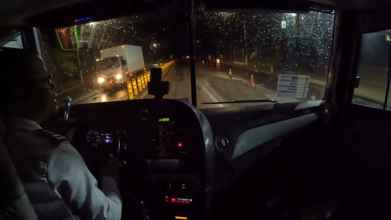 DE PORECATU -PR X PRESIDENTE PRUDENTE -SP DEBAIXO DE MUITA CHUVA #onibusnaestrada #alexbus #viagens