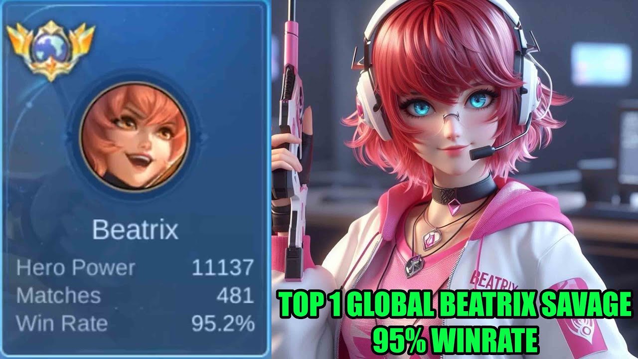 Raja Beatrix Top 1 Global Savage skill nya jago banget dibanding pro player 