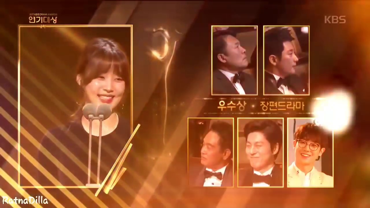 Park Si Hoo "Best Excellent Actor Award" KBS Drama Award 2017