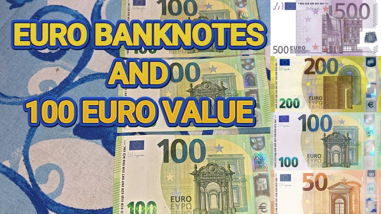 Euro Banknotes and 100 Euro Value - Currency Universe
