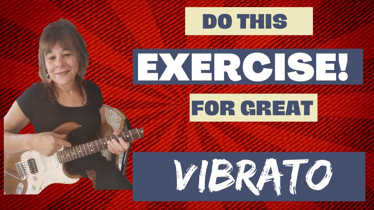 2 Step exercise for GREAT VIBRATO On Your Bends! #guitartechnique, #learnguitar, #guitarpractice,