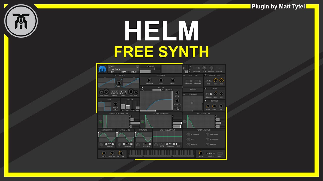 Обзор Helm Synth и демонстрация пресетов (бесплатный VST-плагин от Мэтта Тайтела) + ссылка для ск...