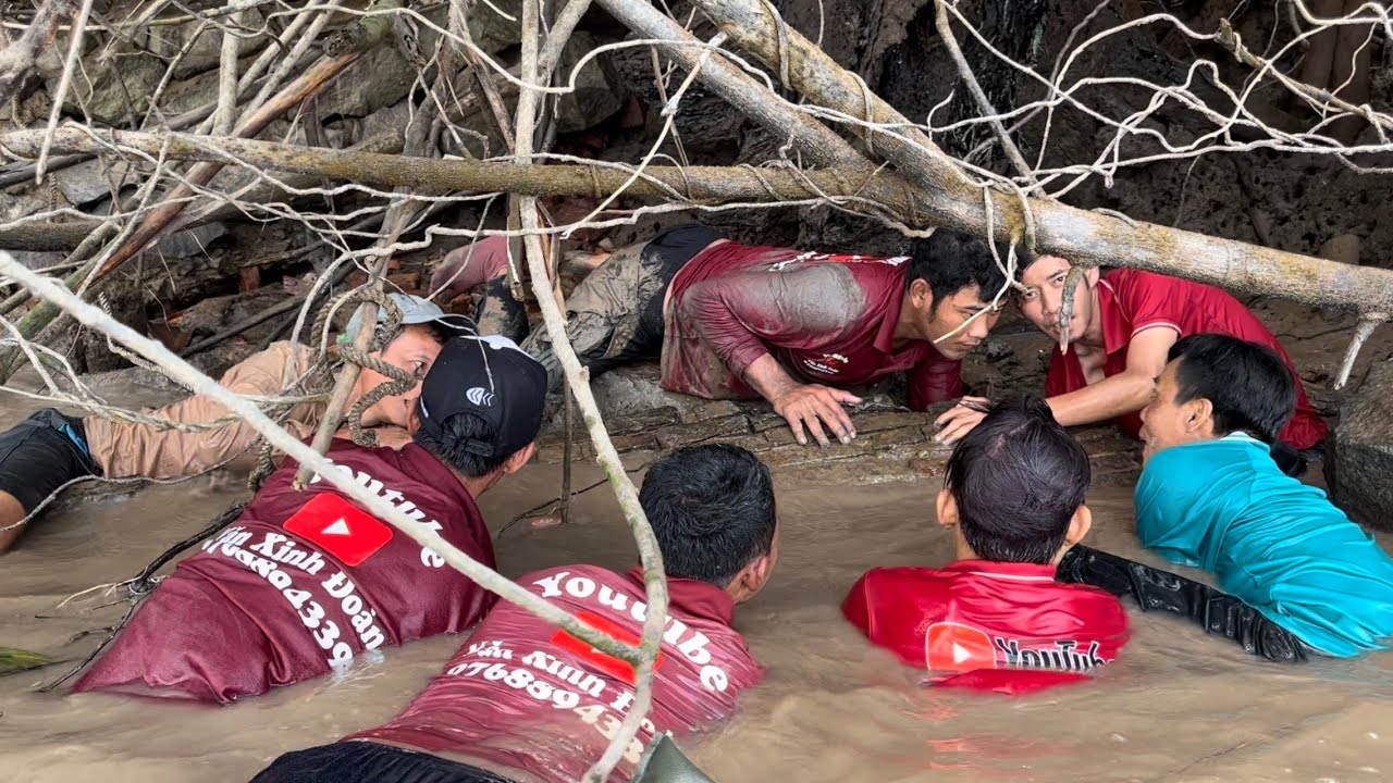 Mò tôm ở địa điểm Cù Lao Nai gần Cầu Đại Ngãi trải nghiệm săn bắt trên sông hậu VXĐ # 671