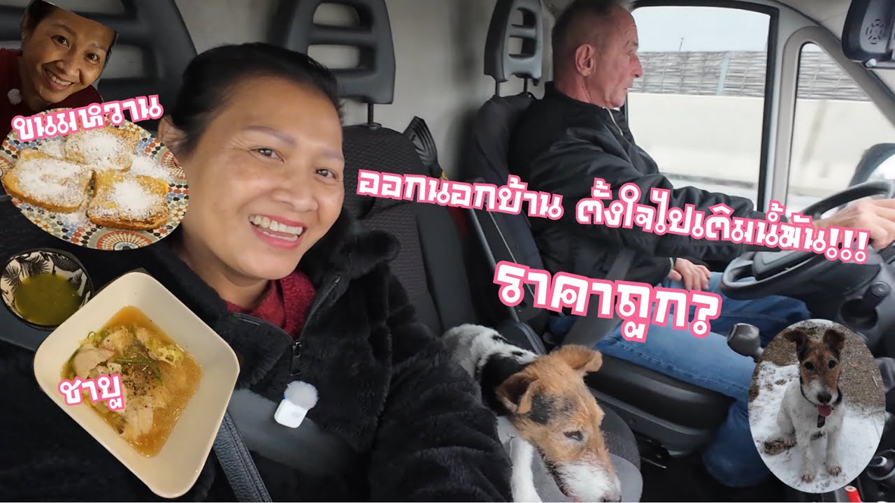 ไปหาเพื่อน! ไปเติมนำ้มันราคาถูก!#เมียฝรั่ง #ชีวิตในออสเตรีย 🇦🇹