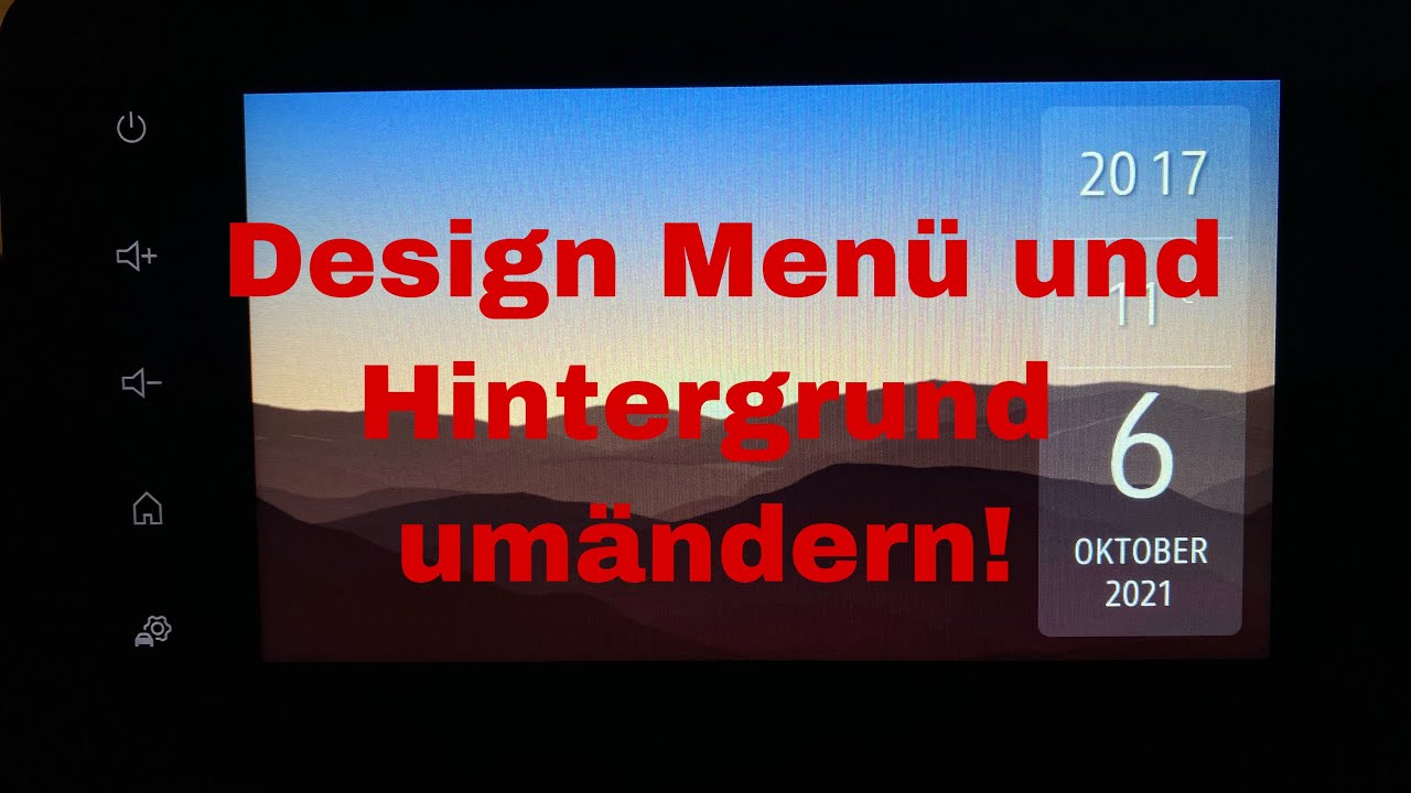 Dacia Sandero 3 Dacia Sandero Stepway 2021 Hintergrundbild und Design des Menü umändern per USB!