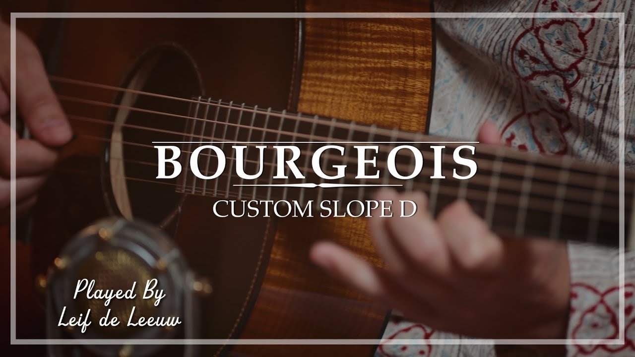 Bourgeois Custom Slope D Flamed Maple Adirondack played by Leif de Leeuw | Demo
