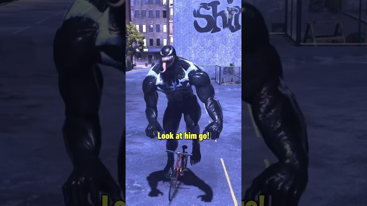 Hilarious Venom glitch in #Spiderman2 #spiderman #gaming
