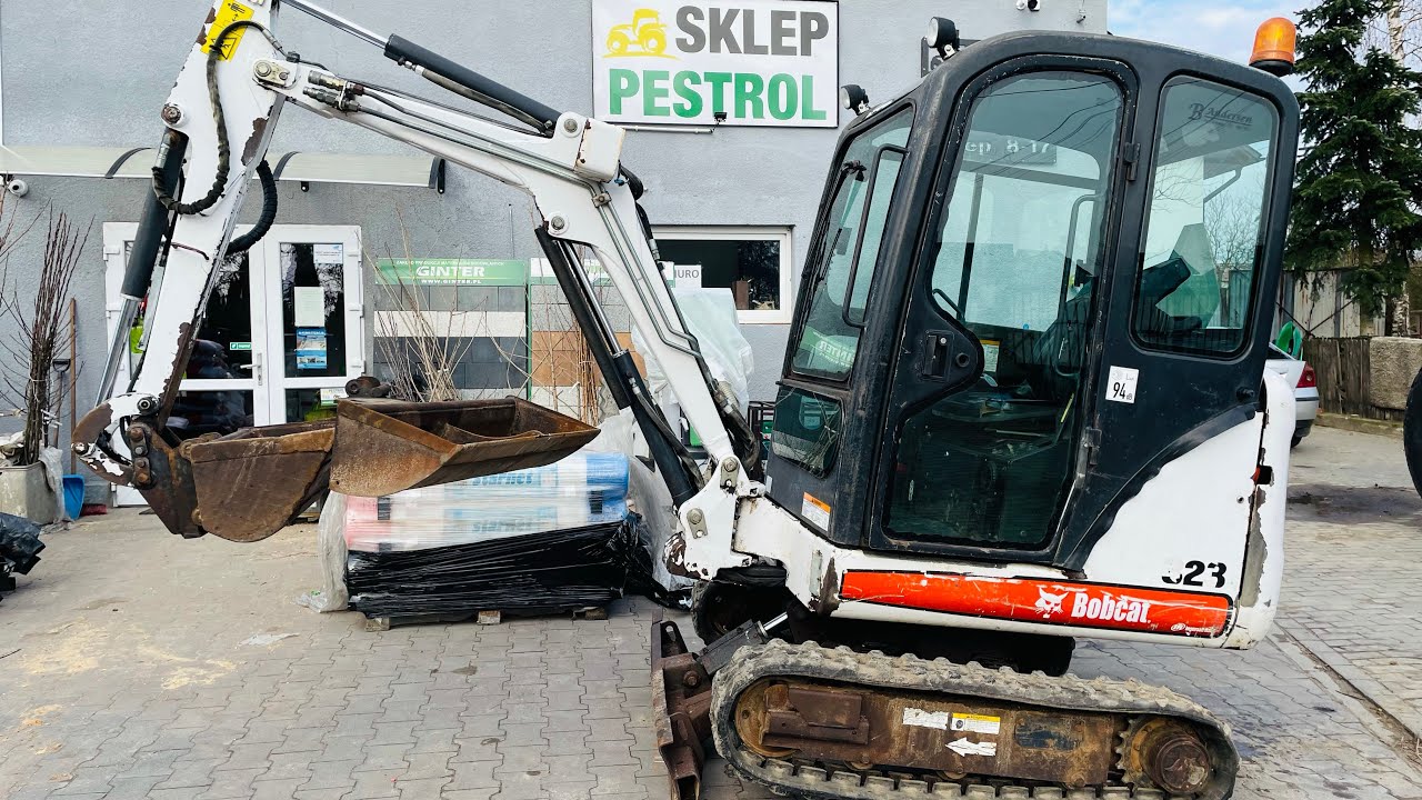 Minikoparka BOBCAT 323, rozsuwane gąsienice, SPRZEDANA *PESTROL*