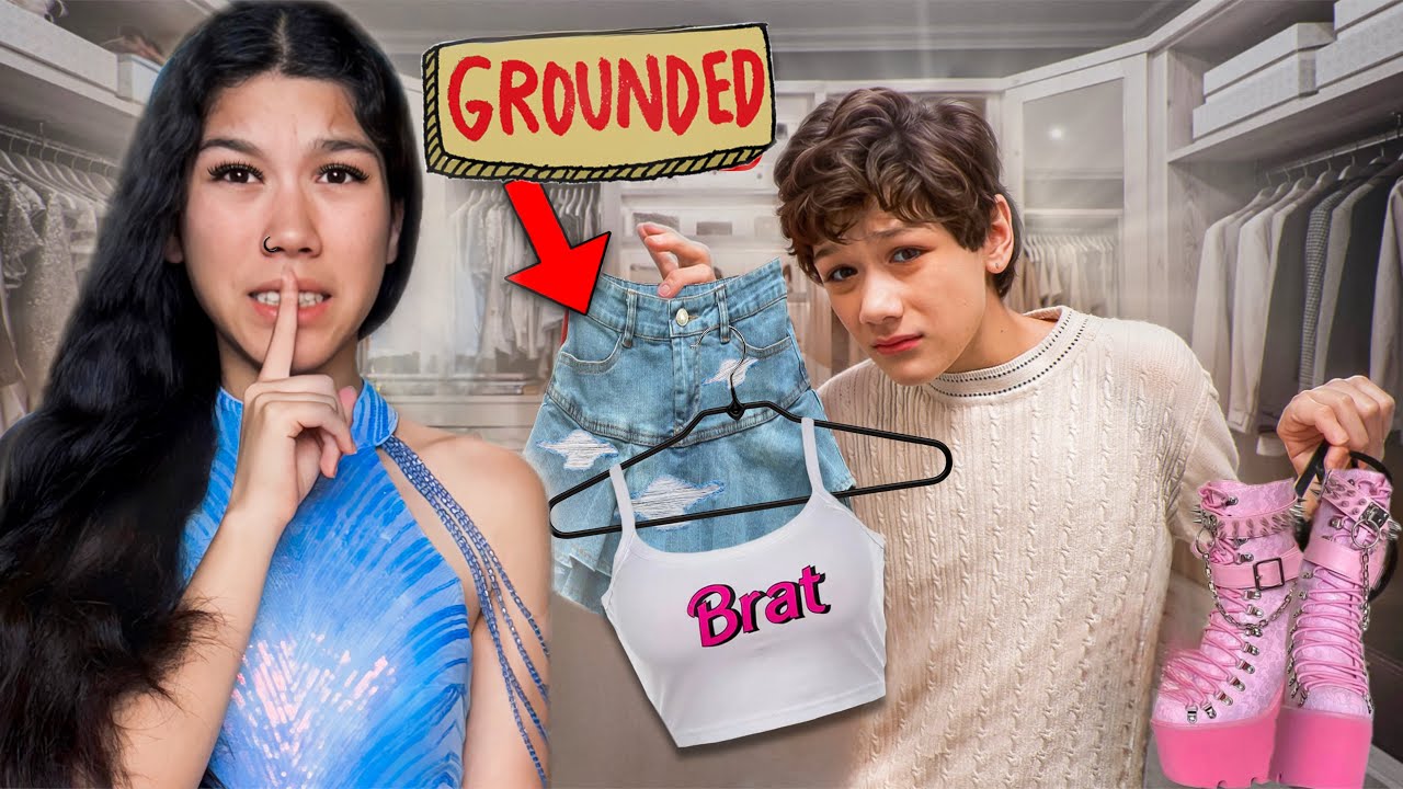 My Brother CHOSES My OUTFITS For SCHOOL *BAD IDEA* | Txunamy