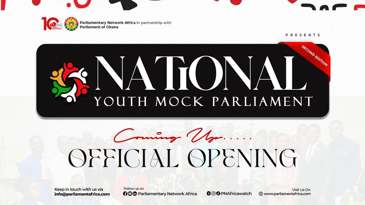 📡|LIVE: NATIONAL YOUTH MOCK PARLIAMENT