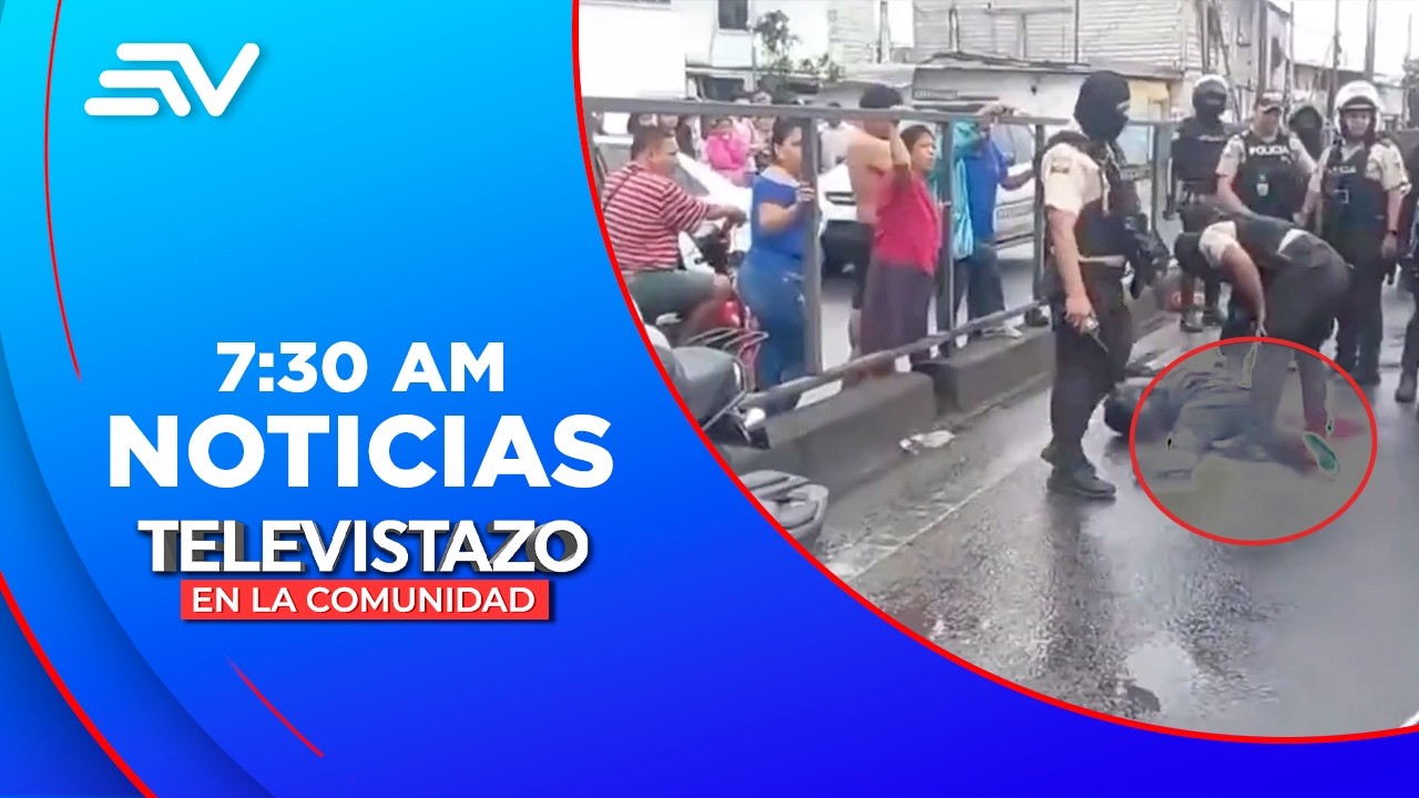 Vía Perimetral: Un persona fue baleada en el segundo puente | Televistazo | Ecuavisa